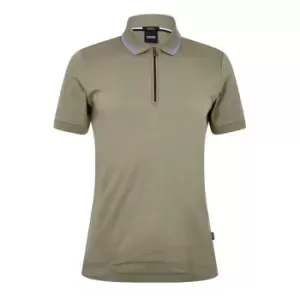 Boss Polston Mercerised Polo Shirt - Green