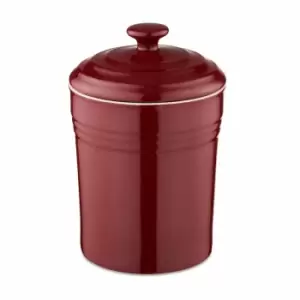 Barbary & Oak 23Cm Ceramic Storage Jar - Red