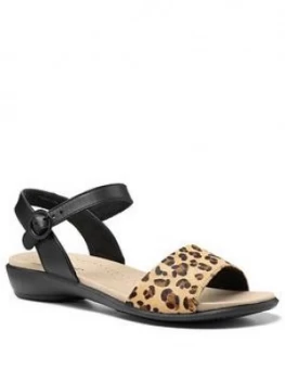 Hotter Tropic Ankle Strap Sandals - Black