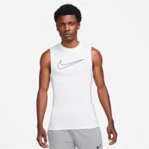 Nike Pro Core Sleeveless Base Layer Mens - White