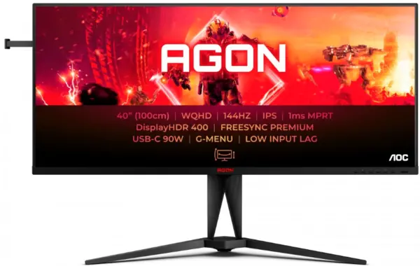 AOC 39.5" AG405UXC Wide Quad HD IPS Gaming LED Monitor