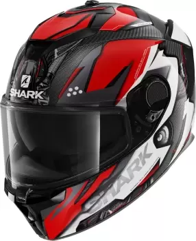 Shark Spartan GT Carbon Urikan Helmet, white-red, Size XS, white-red, Size XS