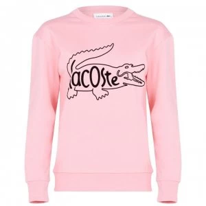 Lacoste Inside Croc Sweatshirt - Bagat Pink J89