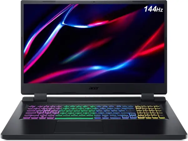 Acer Nitro 5 AN517-55 Gaming Laptop, Intel Core i7-12650H, 16GB RAM, 1TB PCIe SSD, 17.3" Full HD IPS 144Hz, NVIDIA GeForce RTX 4060 8GB, Windows