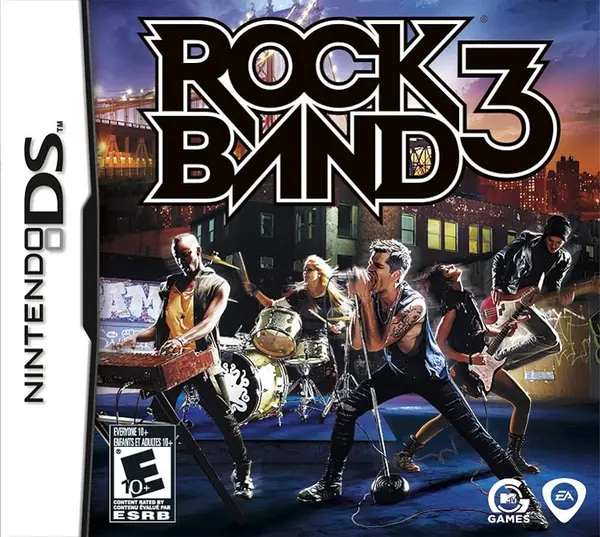 Rock Band 3 Nintendo DS Game