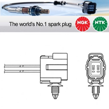 NGK OZA253-F26 / 1655 Lambda Sensor Zirconia Type Oxygen O2 Exhaust Probe