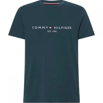 Tommy Hilfiger Logo T Shirt - Mysitc Lake CUB