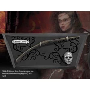 Harry Potter - Bellatrix Wand with Wall Display and Mini Mask