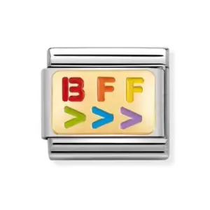 Nomination Classic Gold BFF Right Arrow Charm