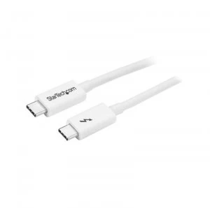 StarTech.com Thunderbolt 3 Cable - 20Gbps - 2m - White