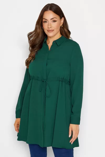 Tie Waist Tunic Shirt