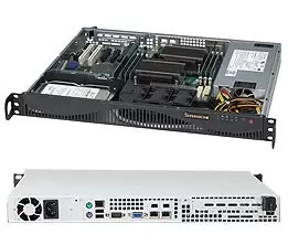 Supermicro SuperChassis 512F-600LB Rack Black 600 W