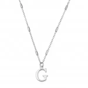 Iconic Initial G Silver Necklace SNCC4040G