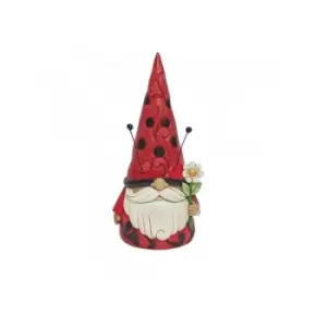 Ladybug Gnome Figurine