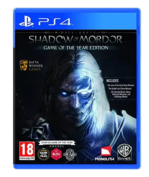 Middle Earth Shadow of Mordor Game of The Year Edition PS4 Game