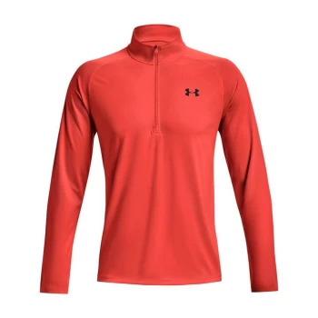 Under Armour Armour Technical Half Zip Top Mens - Phoenix Fire