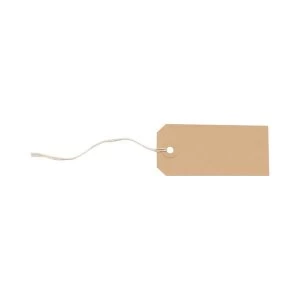 Strung Tags 96mm x 48mm Buff 1 x Pack of 1000