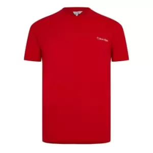 Calvin Klein Core Logo T Shirt Mens - Red