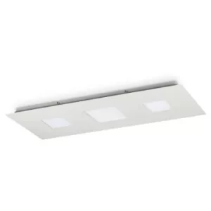 Ideal Lux LED Decorative Small Simple Flush White, 3000K