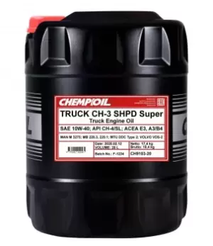 CHEMPIOIL Engine oil CH9103-20