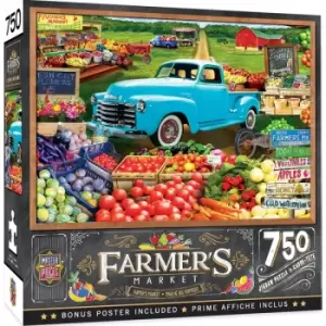 Masterpieces Puzzle Farmers Market Locally Grown Puzzle 750 piece jigsaw puzzle