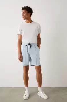 Mens Smart Jersey Pintuck Short