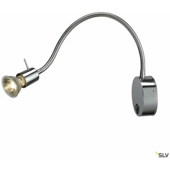 SLV - Dio Flex Indoor Light, Surface Light Socket Inside 9 x 52.8cm (w x L) Chrome - Chrome