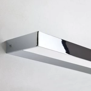 LED 1 Light Bathroom Over Mirror Light Polished Chrome IP44