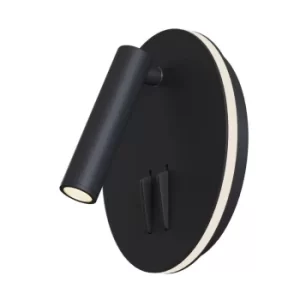 Ios 176 Reading Integrated LED Wall Lamp Black