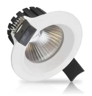 Phoebe LED Downlight 8W Dimmable Astra Round Cool White 24° White IP54