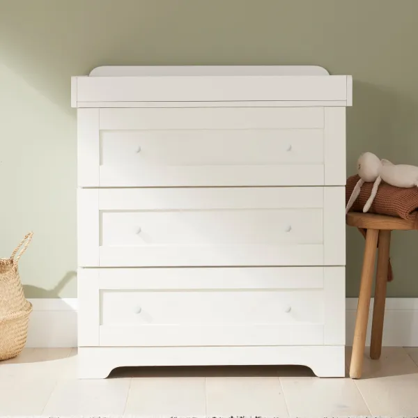 Tutti Bambini Rio 3 Drawer Chest Changer White