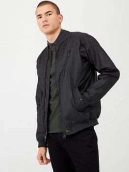 Barbour International Glendale Wax Jacket - Black, Size 2XL, Men