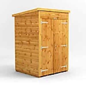 Power Garden Shed 44PPWDD Golden Brown 4x4