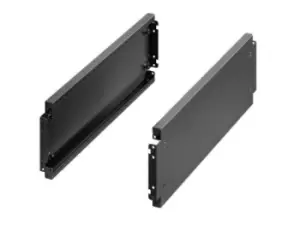 Rittal Rack Panel, 40HP, No, Black, Steel