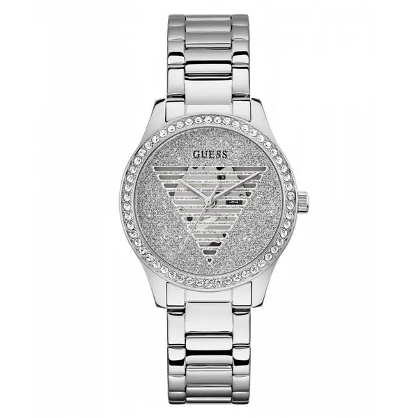 Guess Watches Ladies Lady Idol Silver Tone Watch GW0605L1