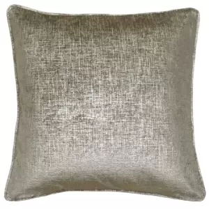 Venus Metallic Cushion Taupe/Gold, Taupe/Gold / 45 x 45cm / Cover Only