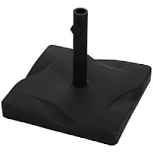 Outsunny Umbrella Base 84D-078 HDPE, Cement, Metal Black