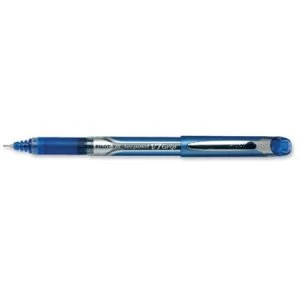 Pilot V7 Rollerball Pen Rubber Grip Needle Point 0.7mm Tip 0.4mm Line Blue Pack of 12 Pens