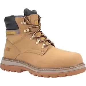 Caterpillar Mens 6" Boots Fairbanks Steel Toe S3 WR HRO SRC Work Boot Tan