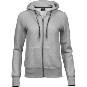 Tee Jays Womens/Ladies Fashion Zip Hoodie (S) (Heather Grey)