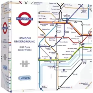 TFL London Underground Map Jigsaw Puzzle - 1000 Pieces