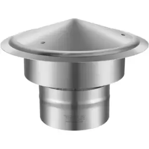 VEVOR Chimney Cap 6" 304 Stainless Steel Round Roof Rain Cap Cover Silver