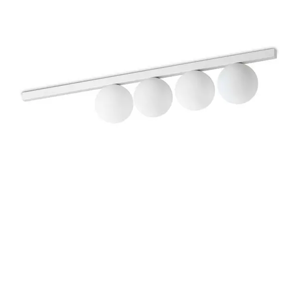 Binomio 4 Light Globe Ceiling Light White