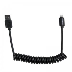 StarTech Coiled Apple Lightning Data and Charge Cable - 0.6M