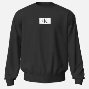 Calvin Klein Logo Lounge Cotton Sweatshirt - M