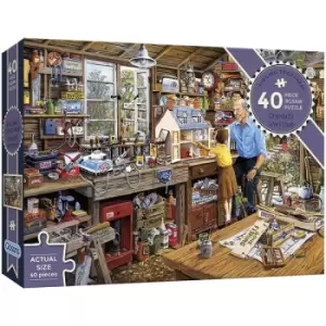 Grandad's Workshop Jigsaw Puzzle - 40 Pieces