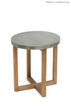 French Connection Zinc Side Table