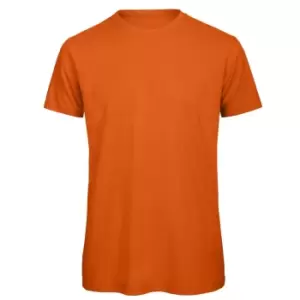 B&C Mens Favourite Organic Cotton Crew T-Shirt (M) (Urban Orange)