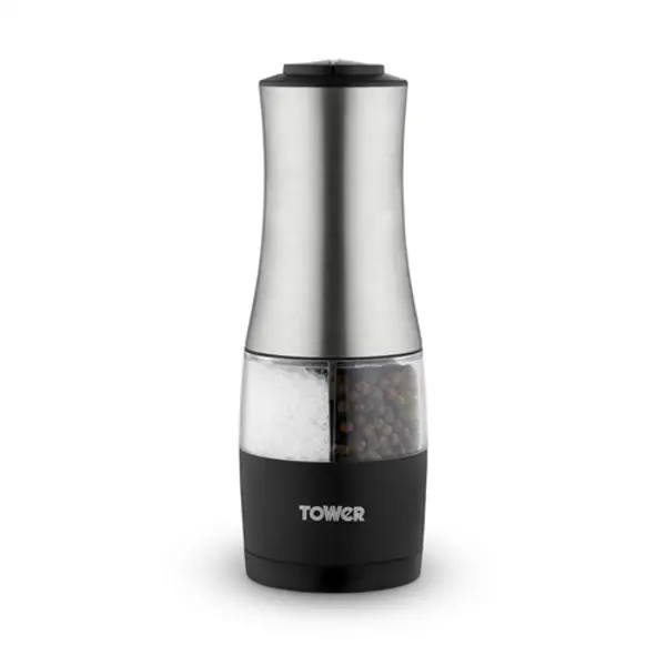 Tower Dual Salt and Pepper Mill Stainless Steel