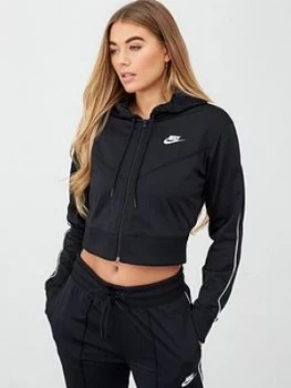 Nike NSW FZ Heritage Hoodie - Black, Size L, Women